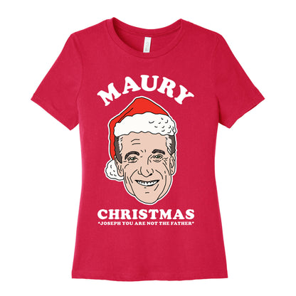 Maury Christmas Joseph You are Not the Father Women's Cotton Tee