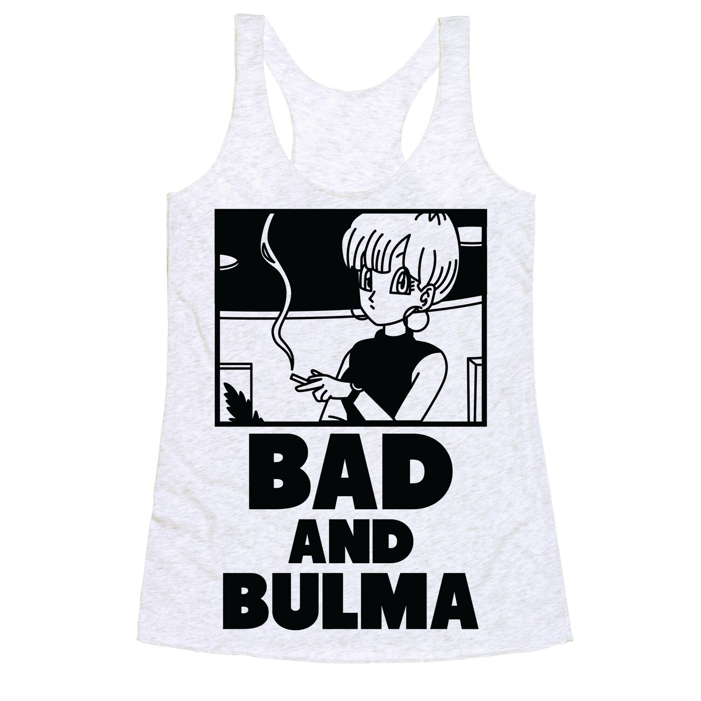 Bad And Bulma Racerback Tank