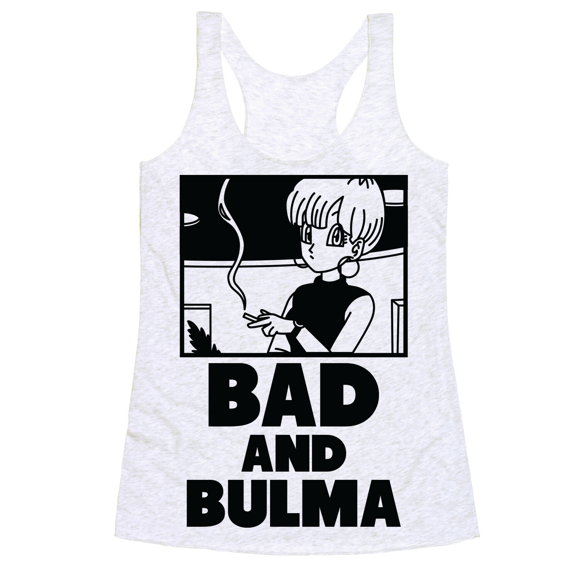 Bad And Bulma Racerback Tank