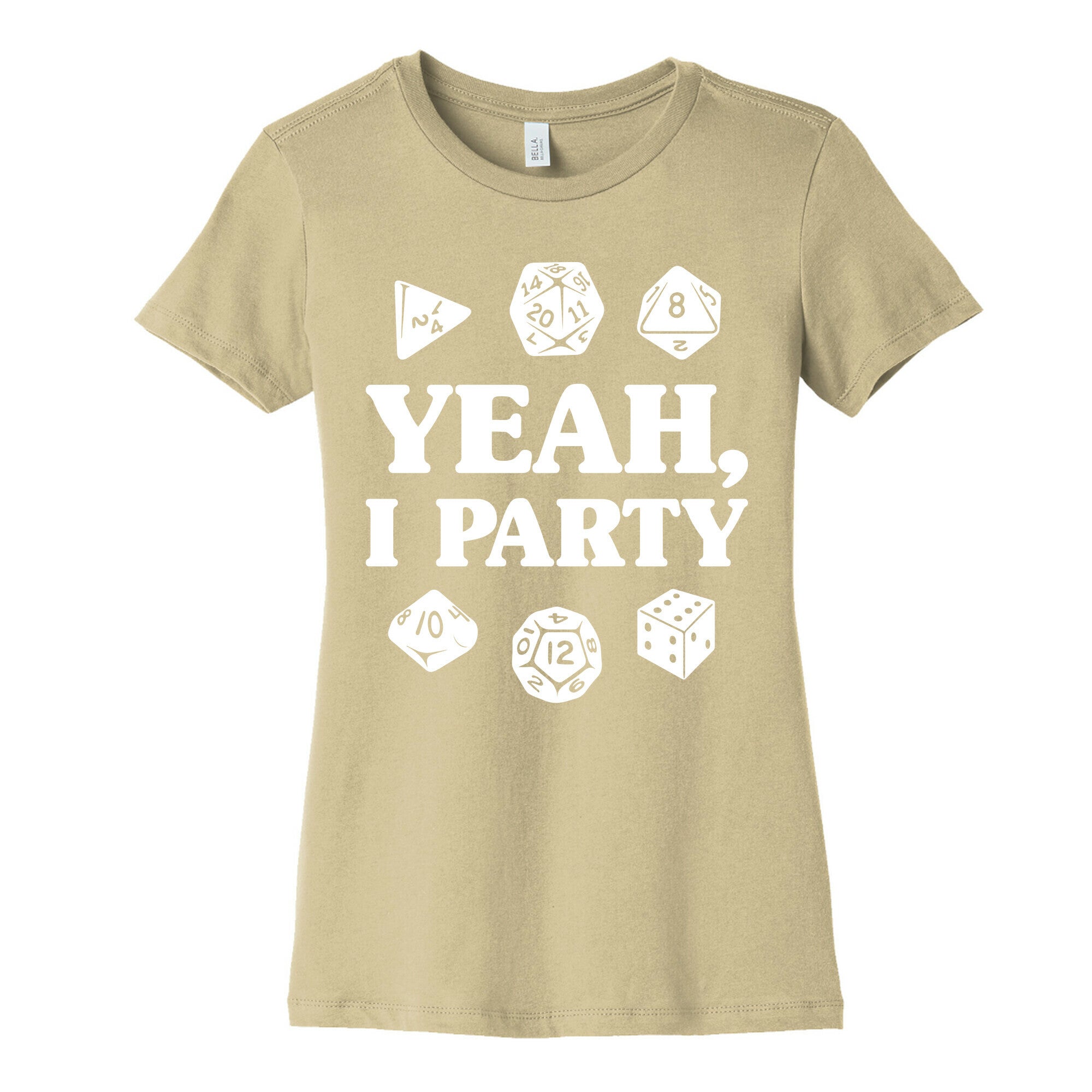 Yeah, I Party (Dungeons and Dragons) Women's Cotton Tee