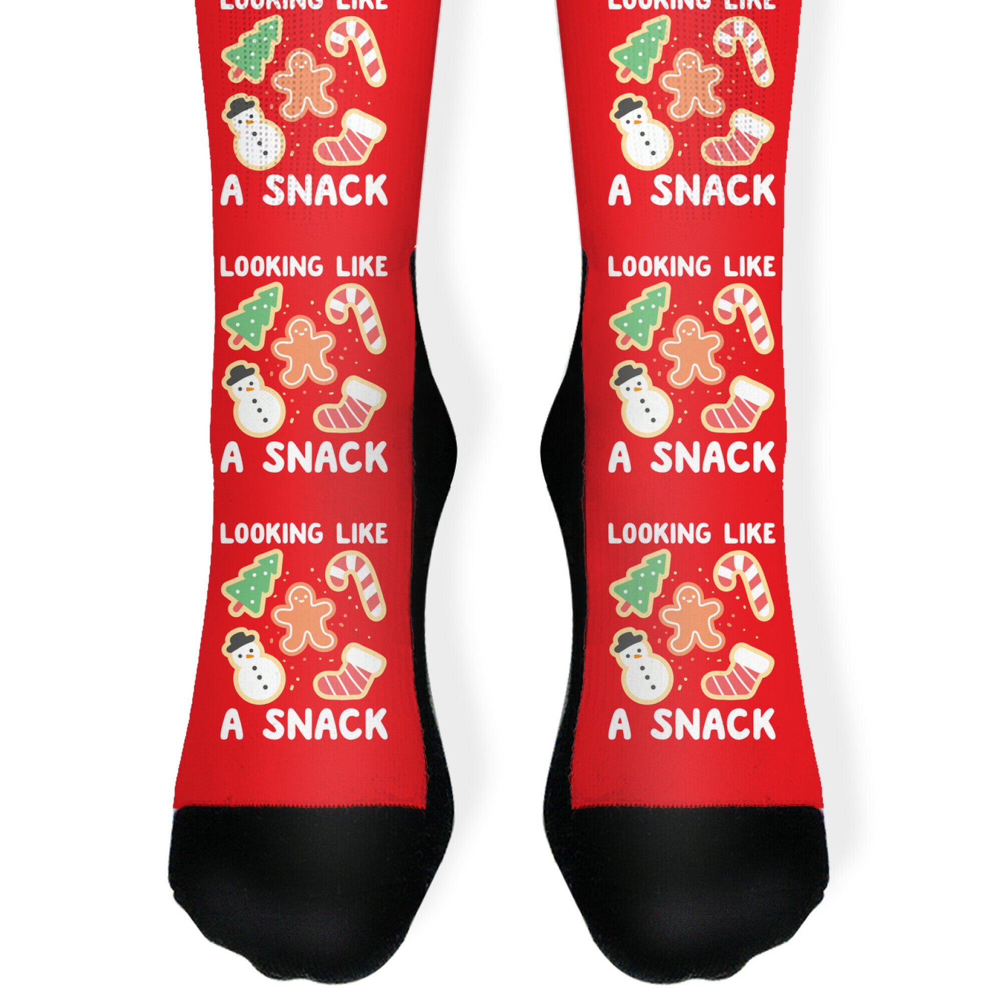 Looking Like A Snack Christmas Cookies Socks