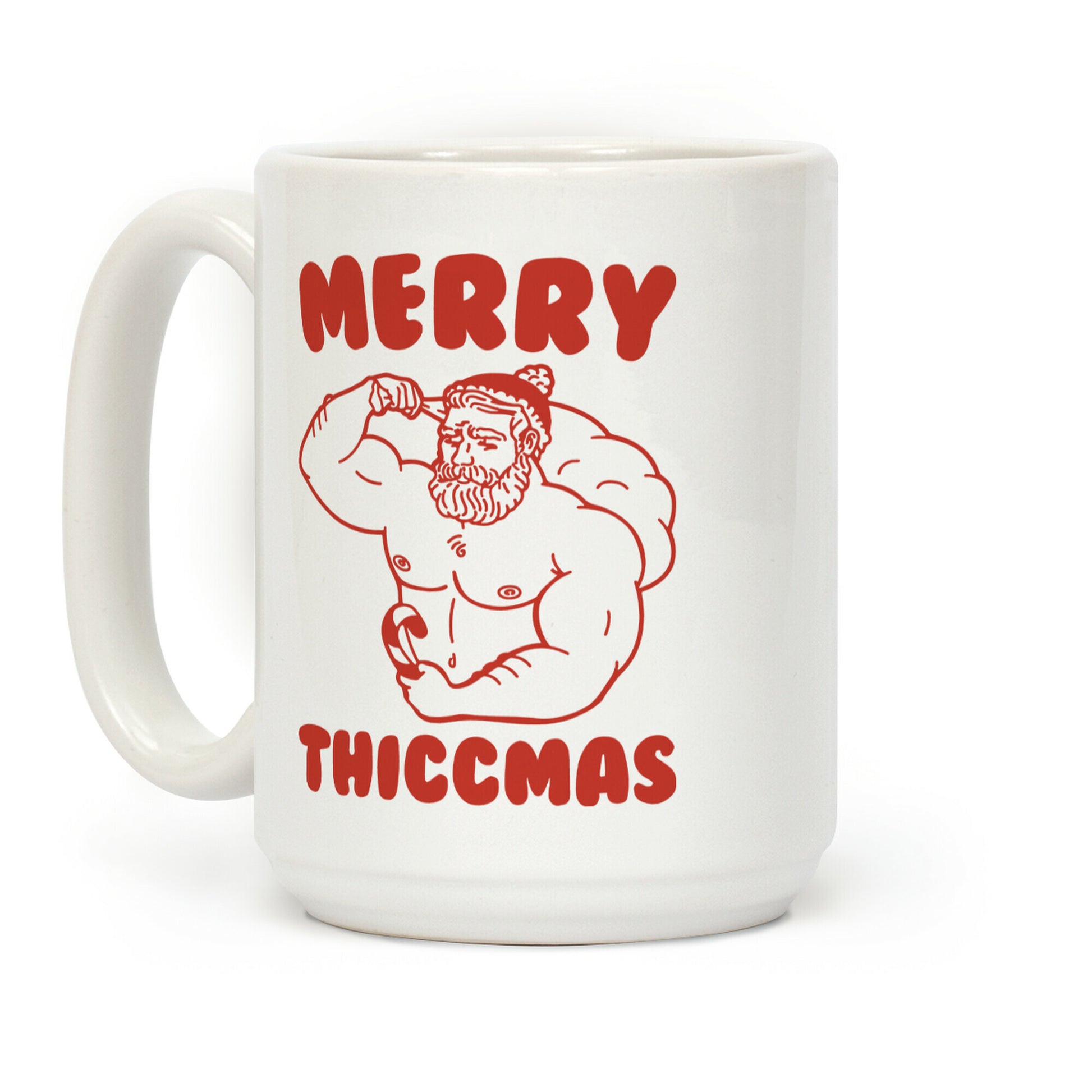 Merry Thiccmas Parody Coffee Mug