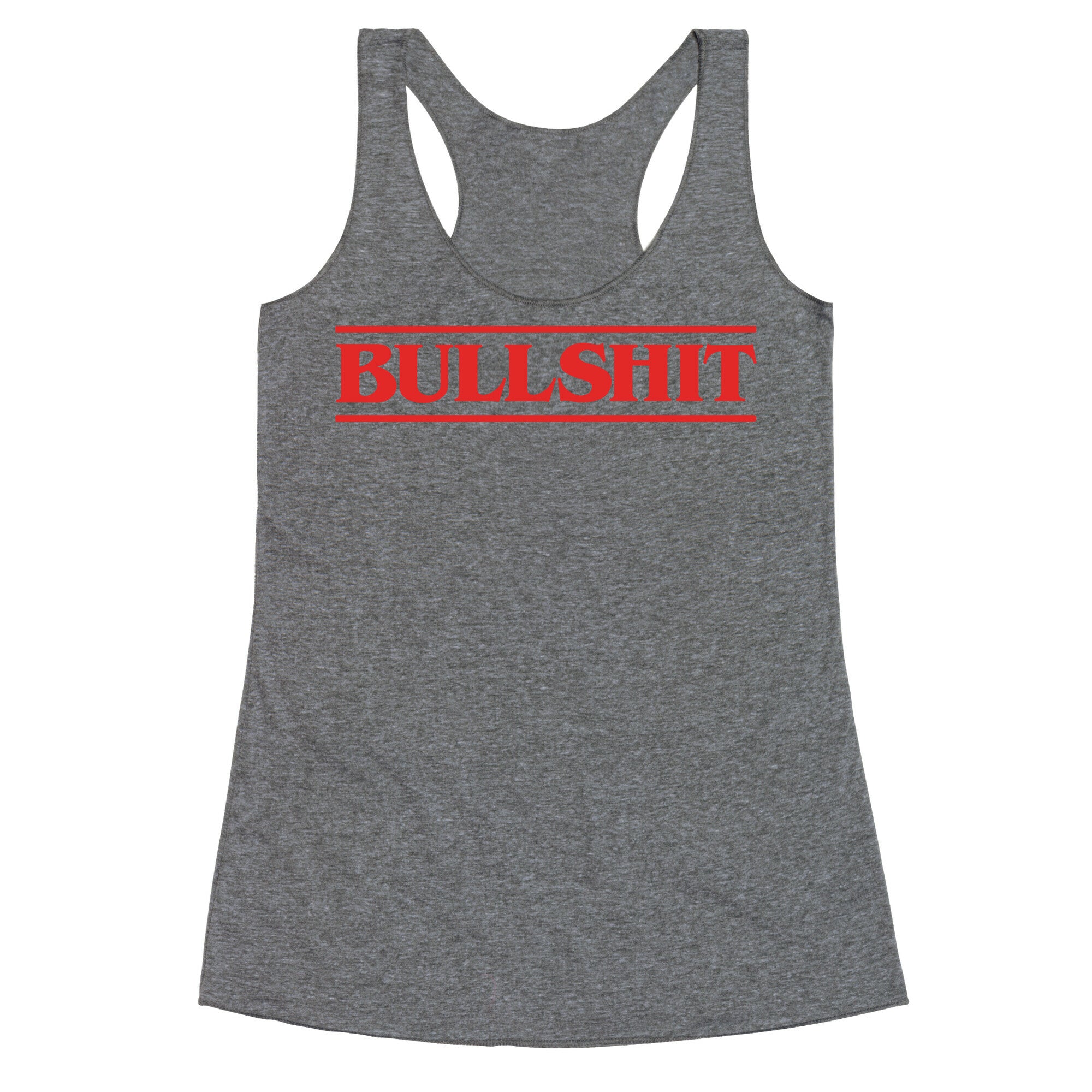 Bullshit Parody Racerback Tank