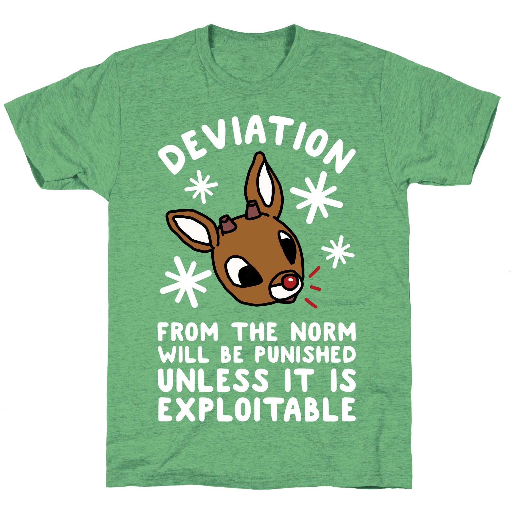 Deviation Rudolf Unisex Triblend Tee
