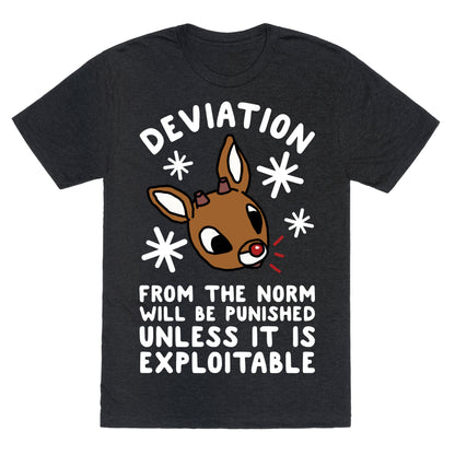 Deviation Rudolf Unisex Triblend Tee