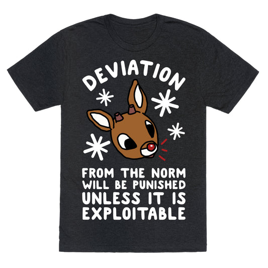 Deviation Rudolf Unisex Triblend Tee