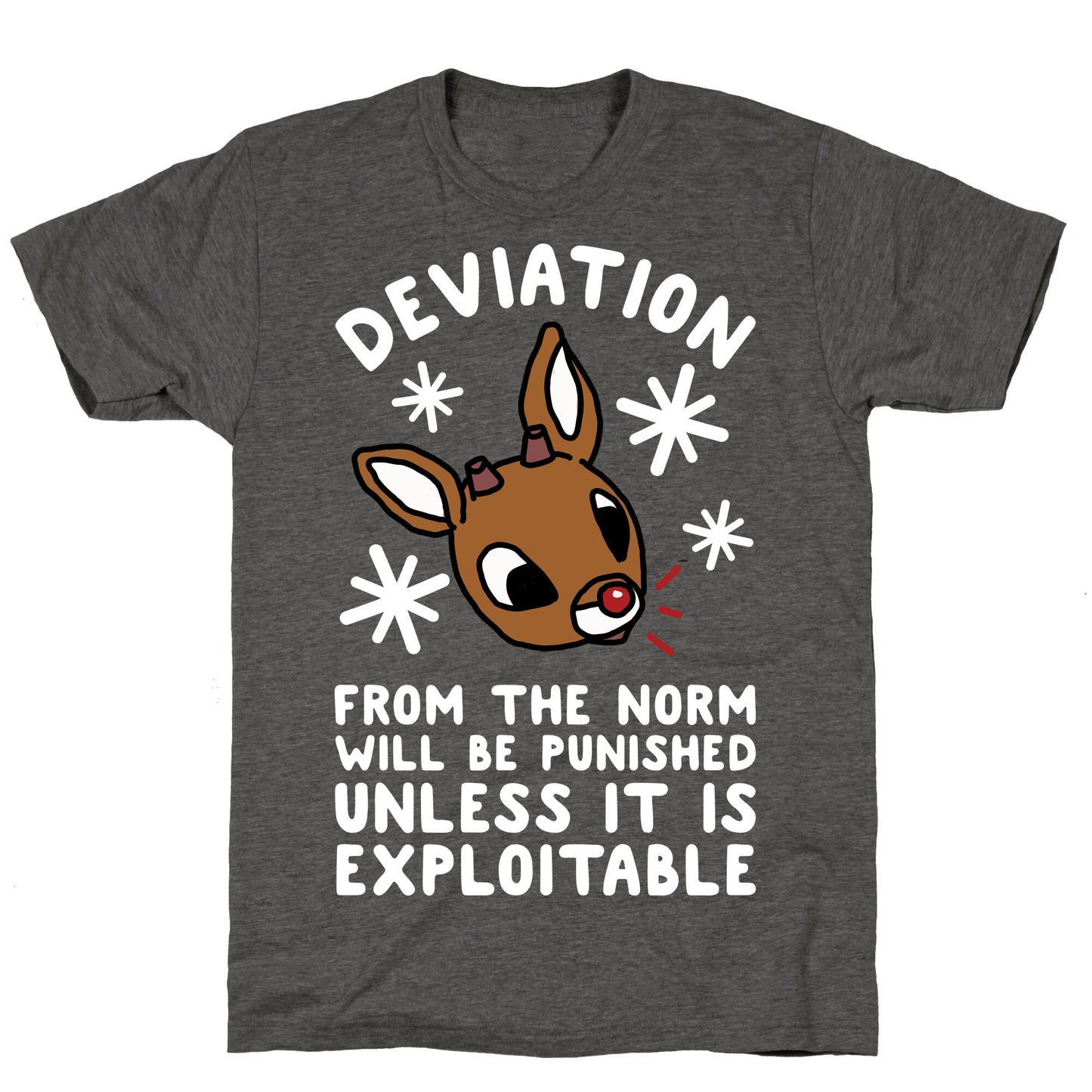 Deviation Rudolf Unisex Triblend Tee