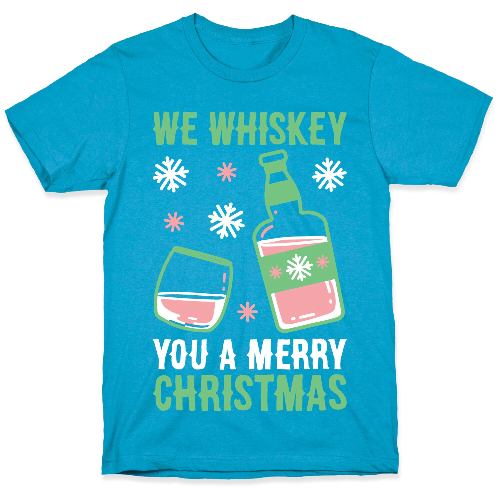 We Whiskey You A Merry Christmas Unisex Triblend Tee