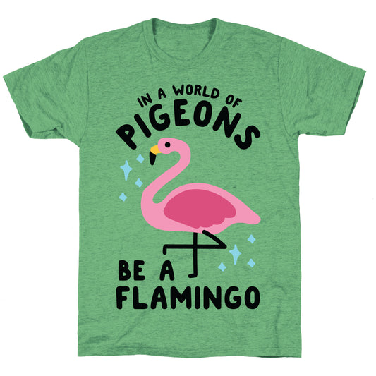 In a World Of Pigeons Unisex Triblend Tee