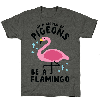 In a World Of Pigeons Unisex Triblend Tee