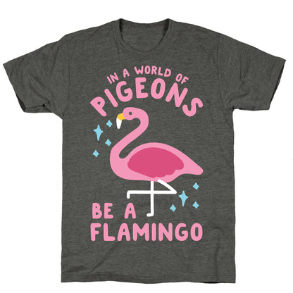 In a World Of Pigeons Unisex Triblend Tee