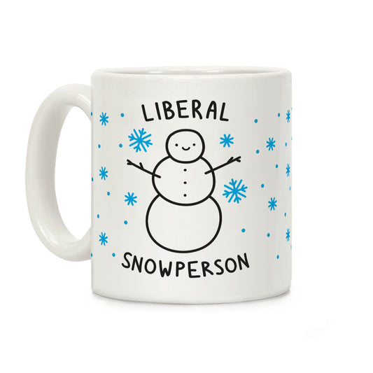 Liberal Snowperson Coffee Mug