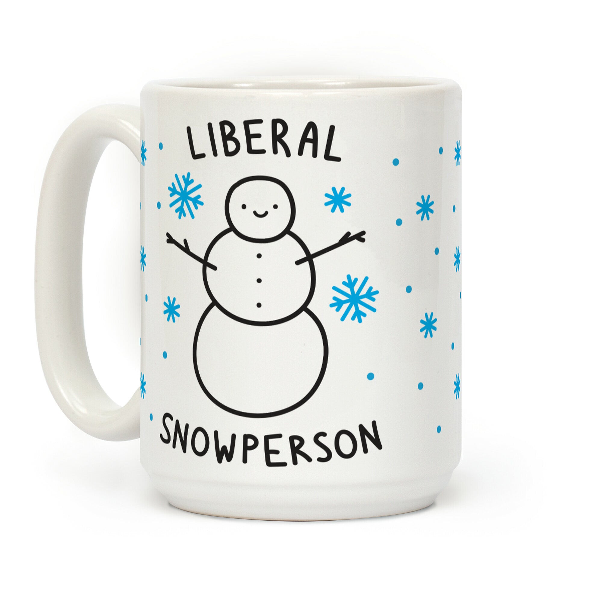 Liberal Snowperson Coffee Mug