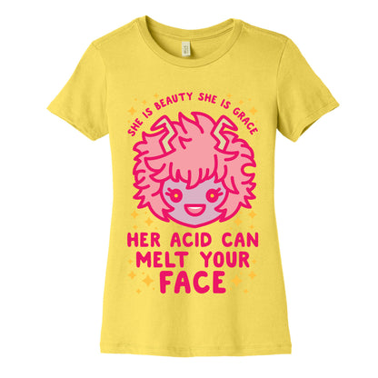 Her Acid Can Melt Your Face Women's Cotton Tee