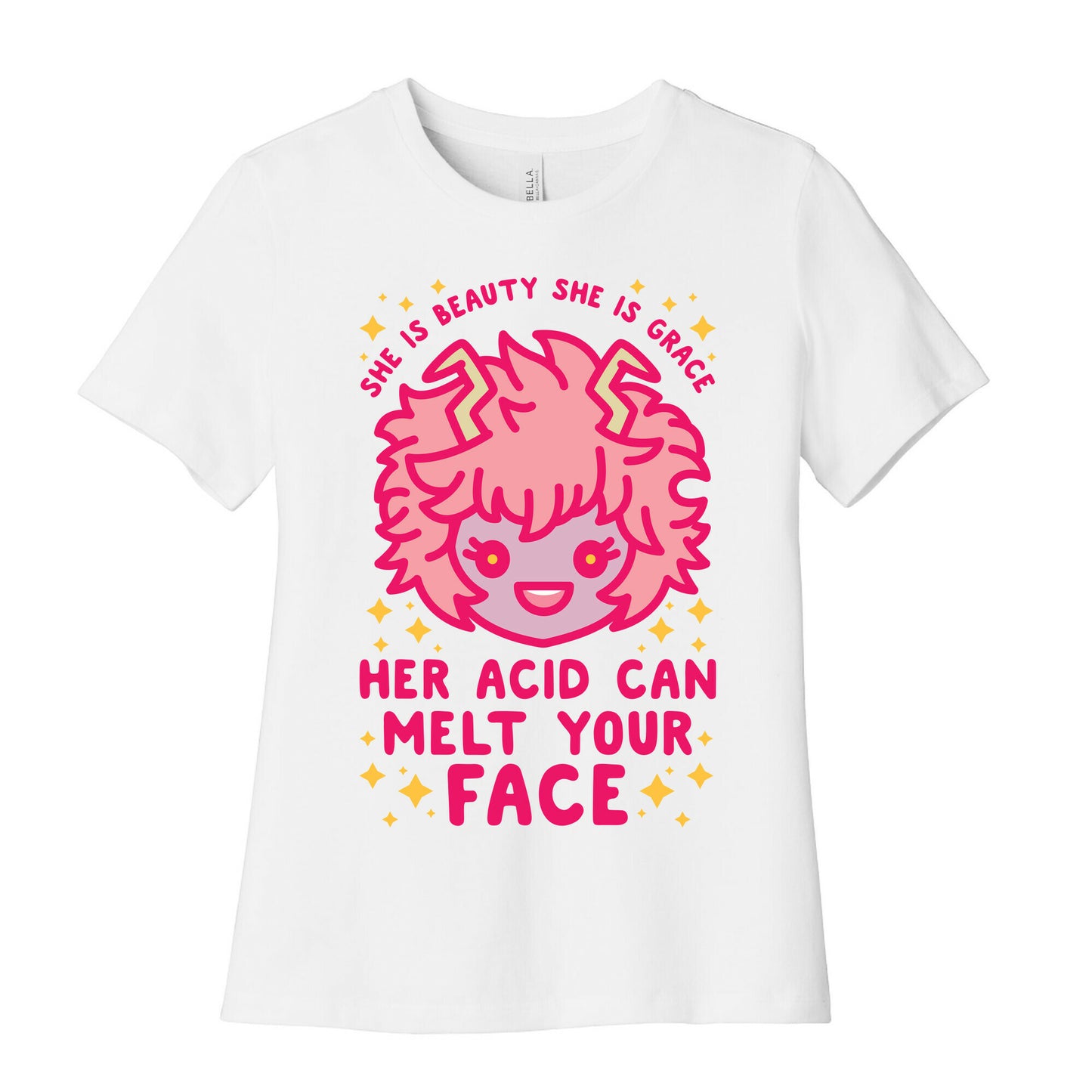 Her Acid Can Melt Your Face Women's Cotton Tee