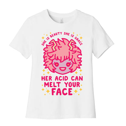 Her Acid Can Melt Your Face Women's Cotton Tee