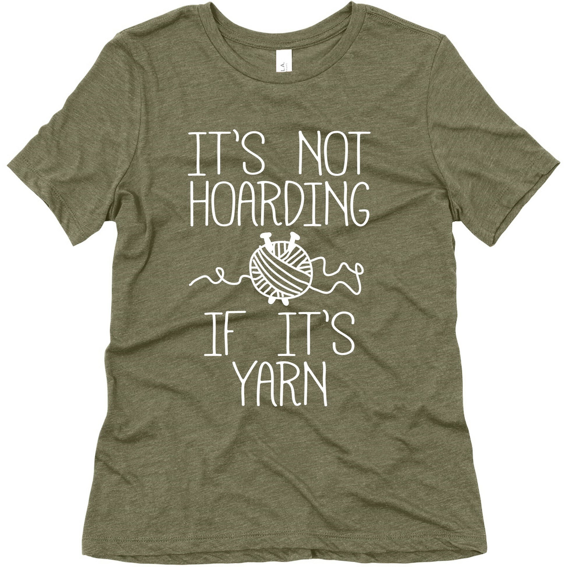 It's Not Hoarding If It's Yarn Women's Triblend Tee