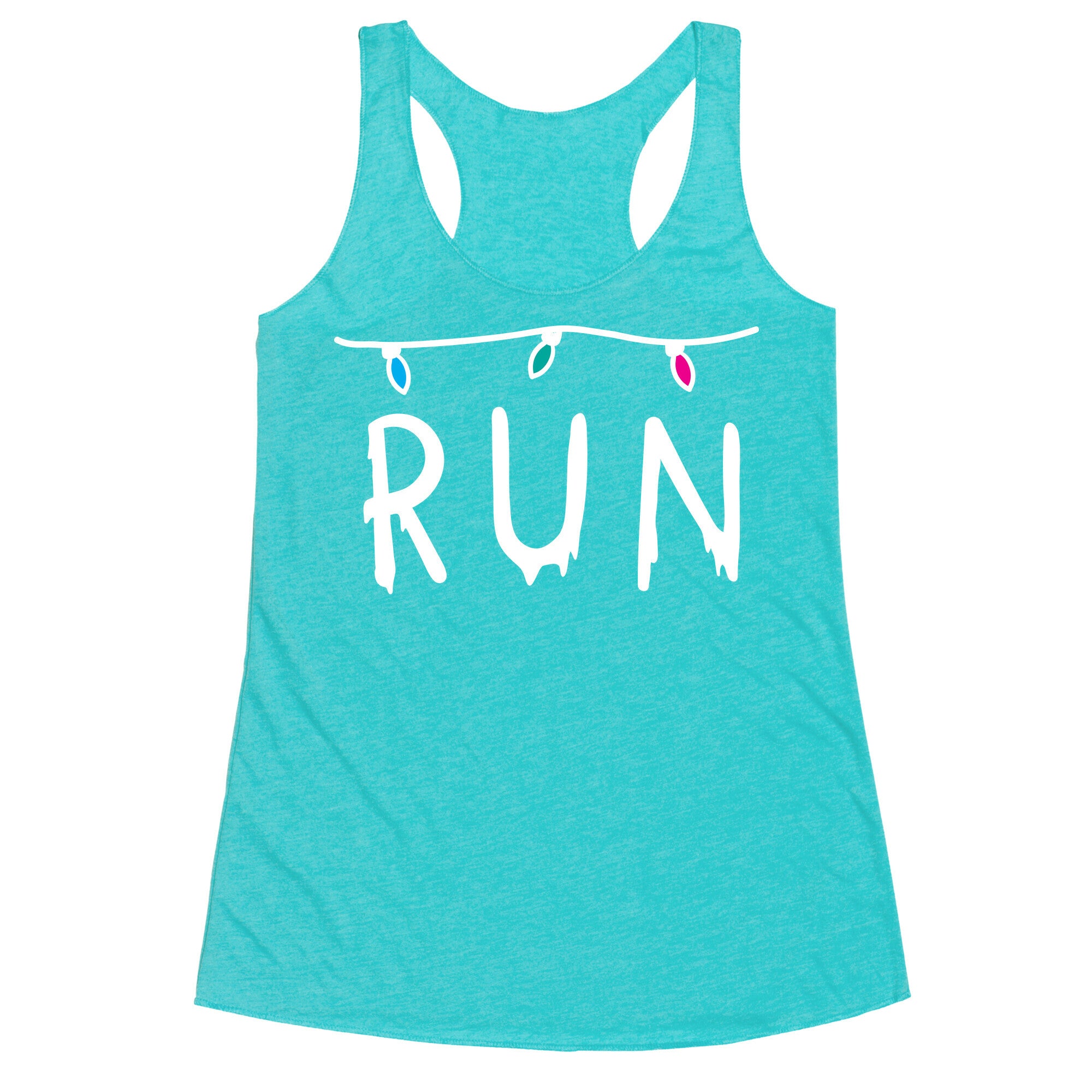 Run Stranger Things Racerback Tank
