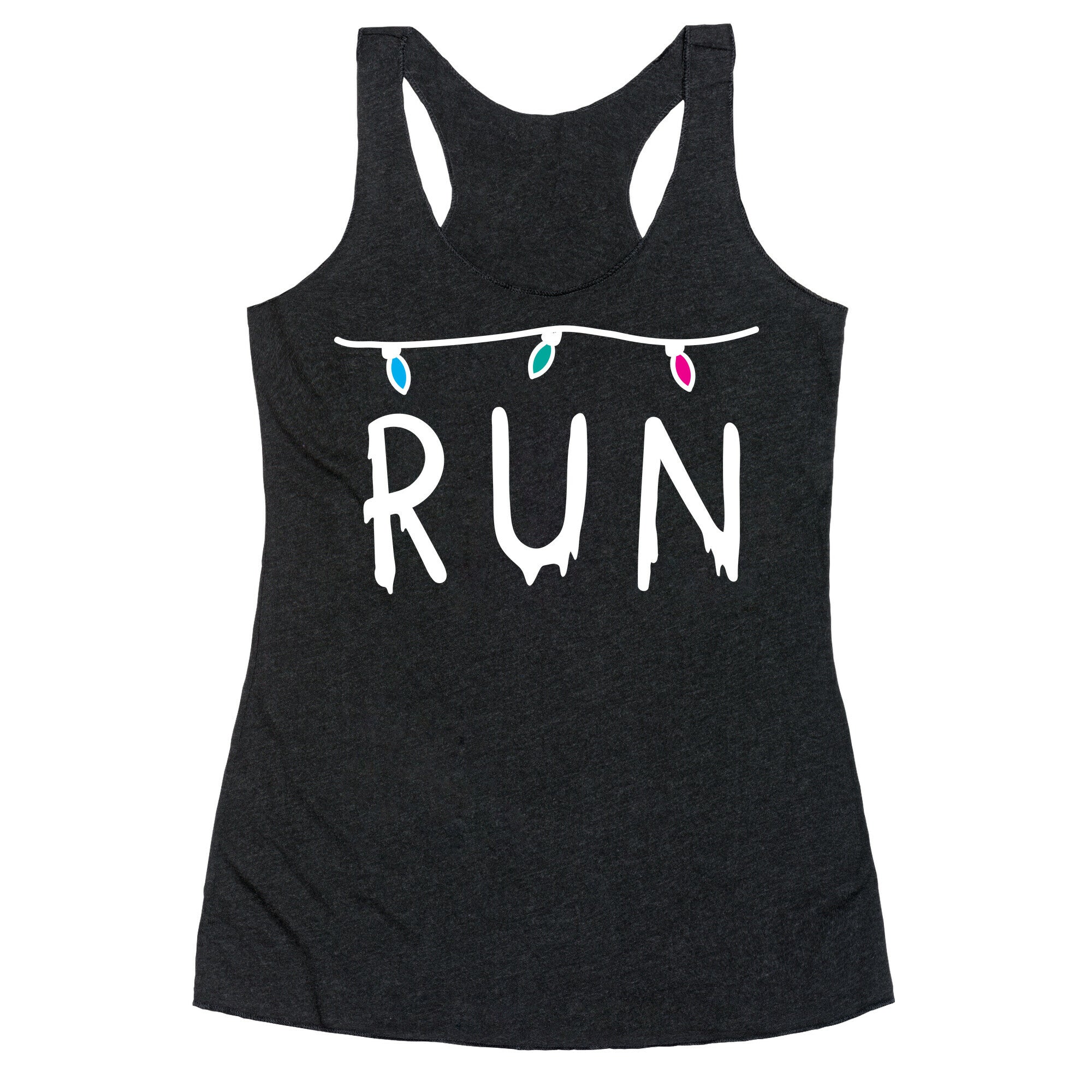 Run Stranger Things Racerback Tank