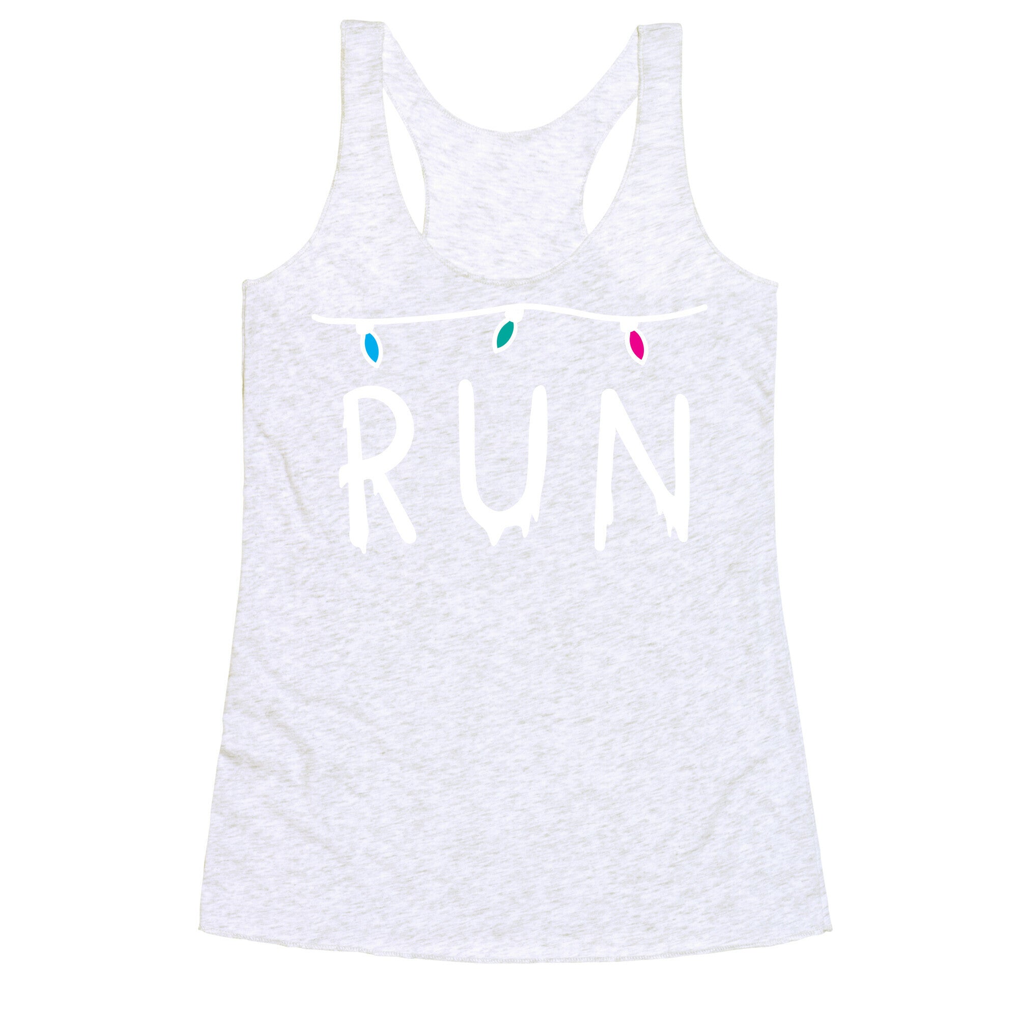 Run Stranger Things Racerback Tank