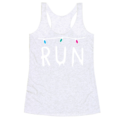 Run Stranger Things Racerback Tank