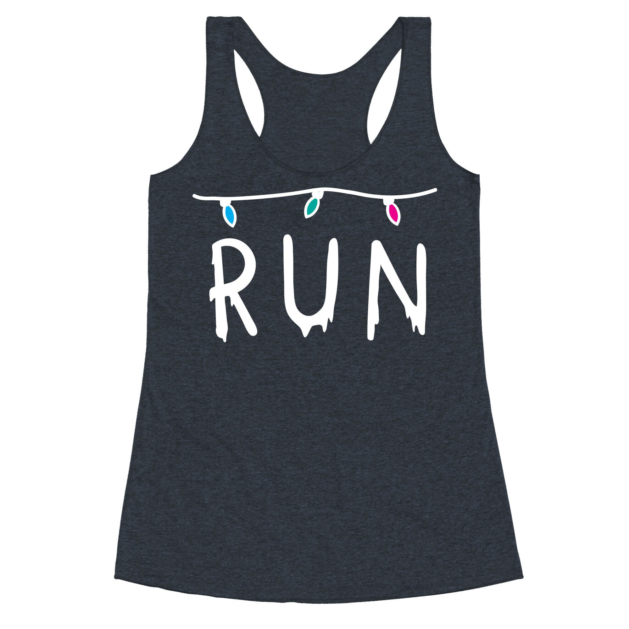 Run Stranger Things Racerback Tank