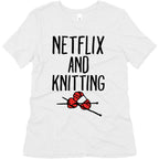 Netflix and Knitting Women's Triblend Tee