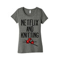 Netflix and Knitting Women's Triblend Tee