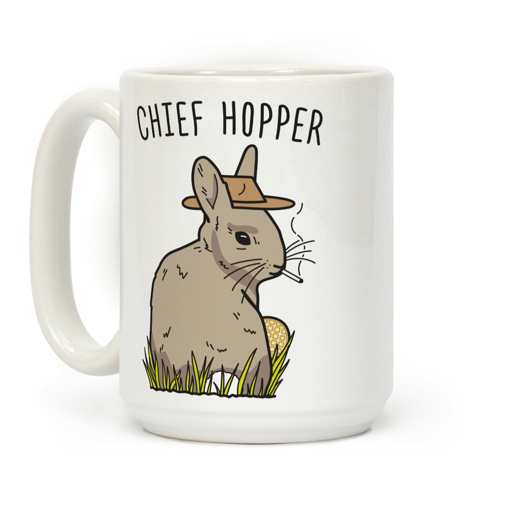 Chief Hopper Parody Coffee Mug