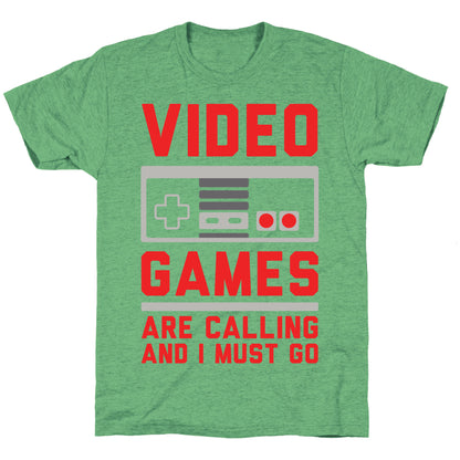 Video Games Are Calling Unisex Triblend Tee