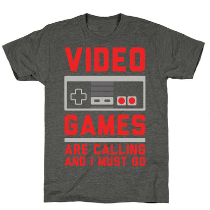 Video Games Are Calling Unisex Triblend Tee