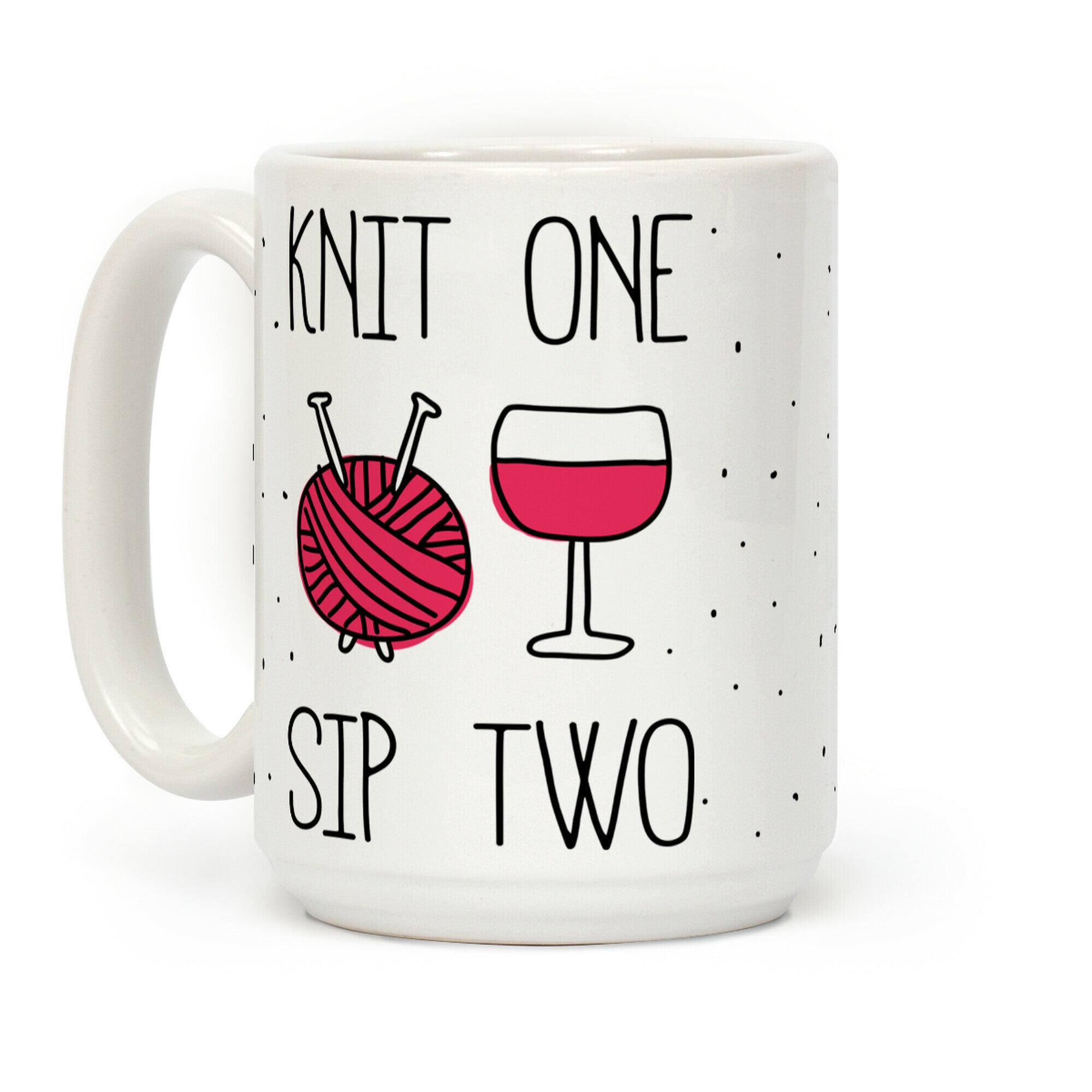 Knit One Sip Two Coffee Mug