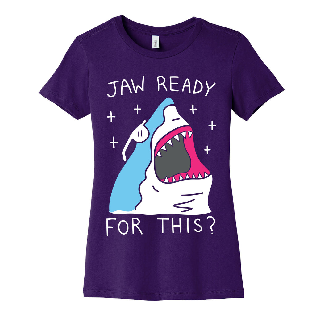 Jaw Ready For This? Shark Women's Cotton Tee