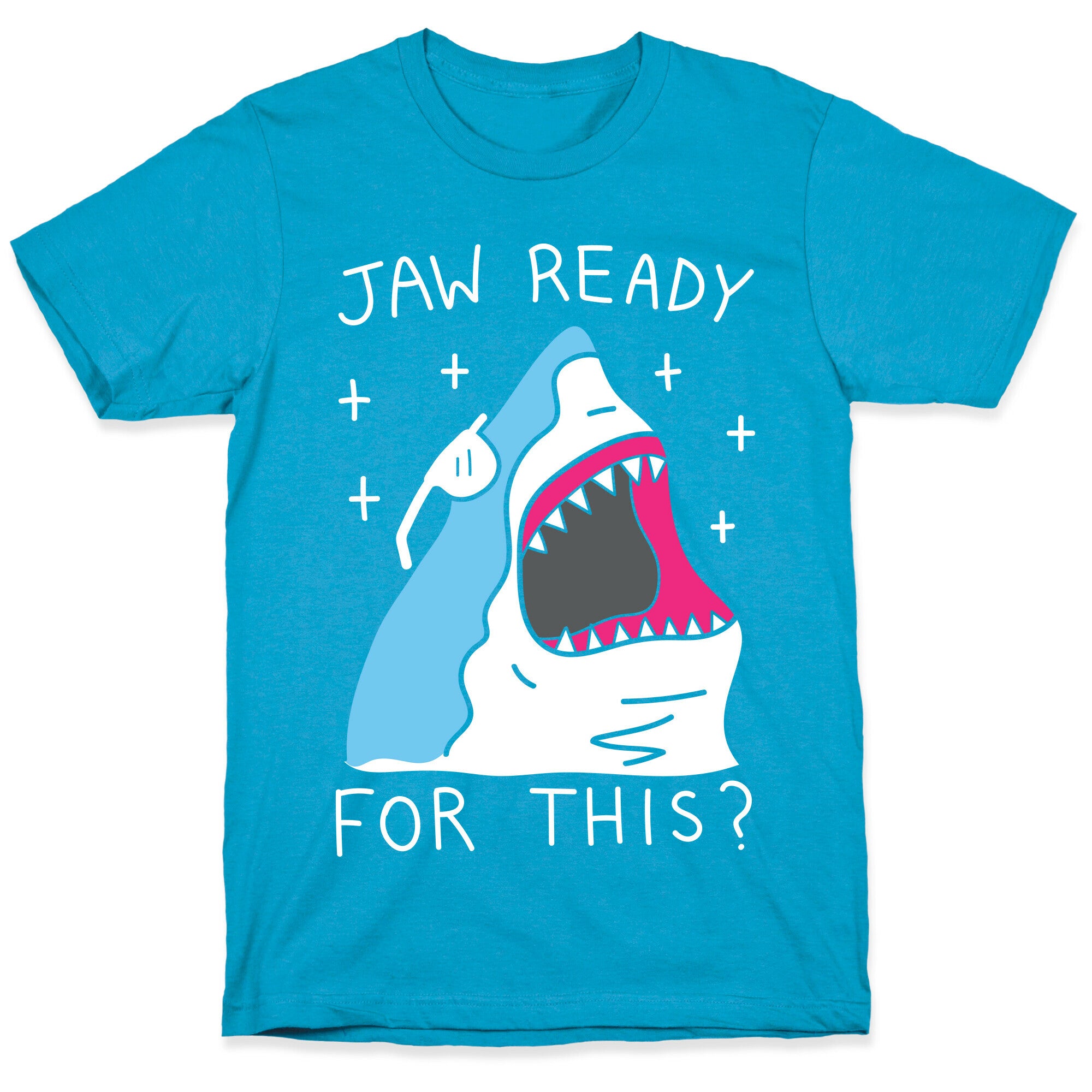 Jaw Ready For This? Shark Unisex Triblend Tee