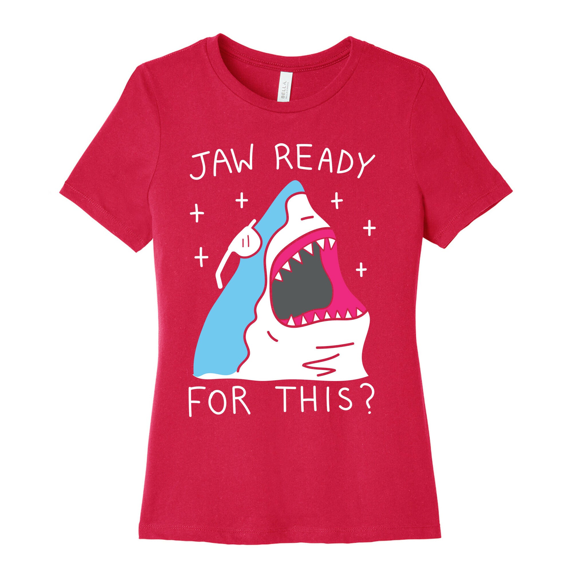Jaw Ready For This? Shark Women's Cotton Tee