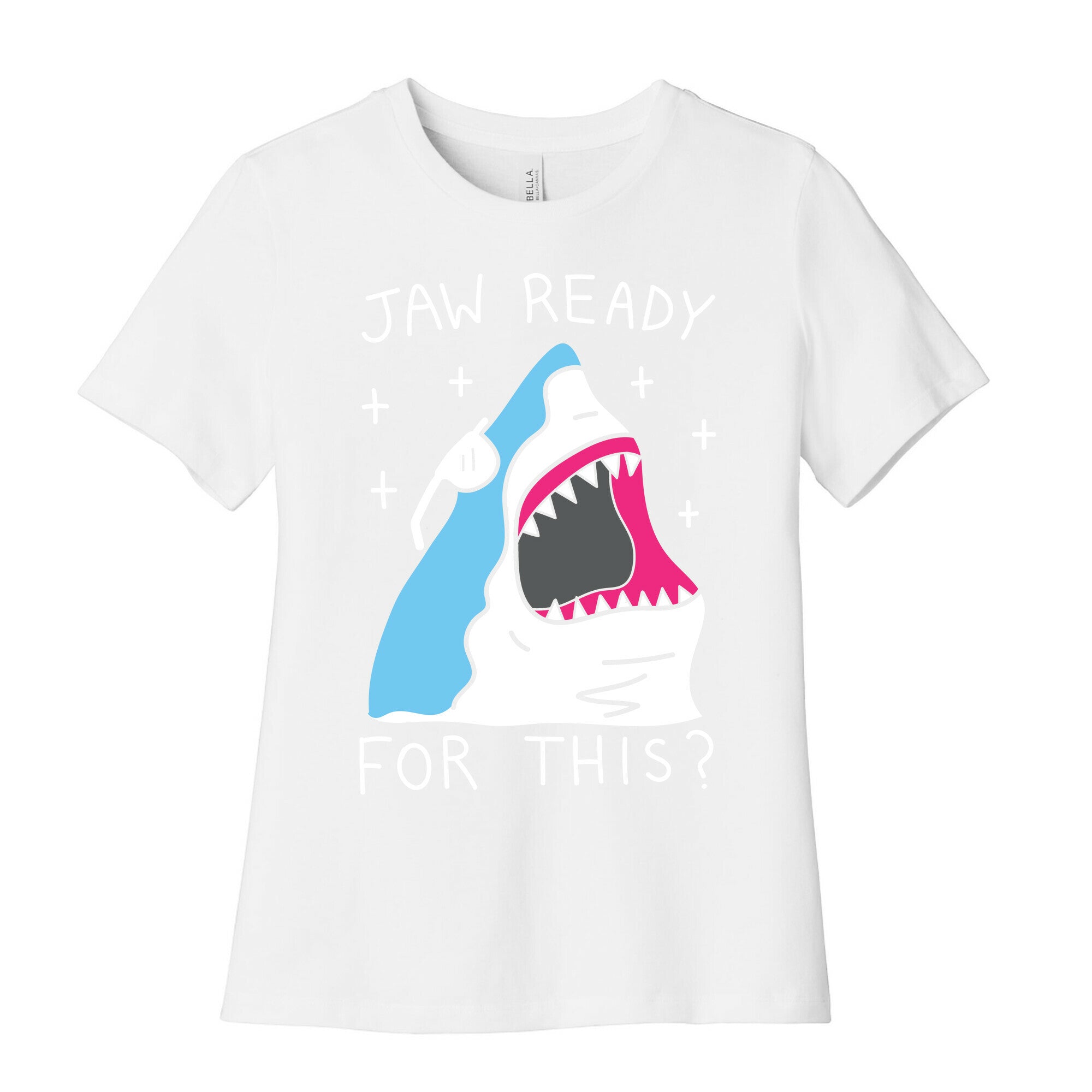 Jaw Ready For This? Shark Women's Cotton Tee