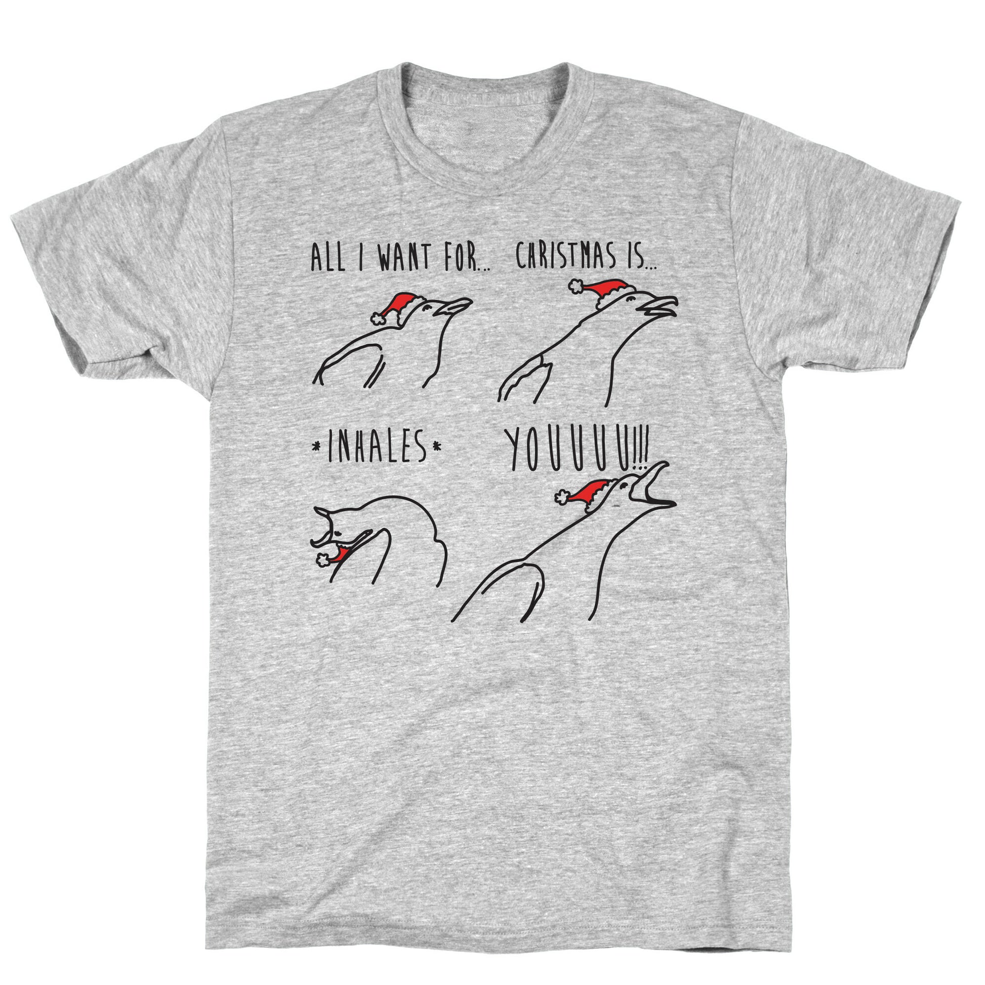 All I Want For Christmas Is You Meme Parody T-Shirt