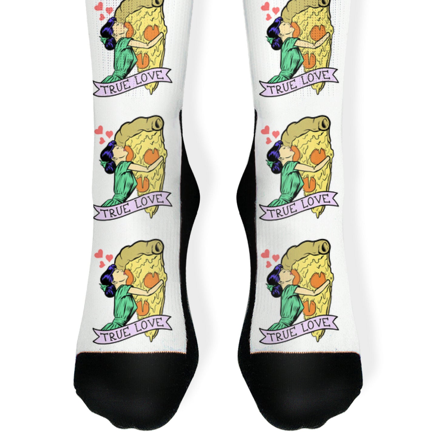 True Love Comics and Pizza Socks