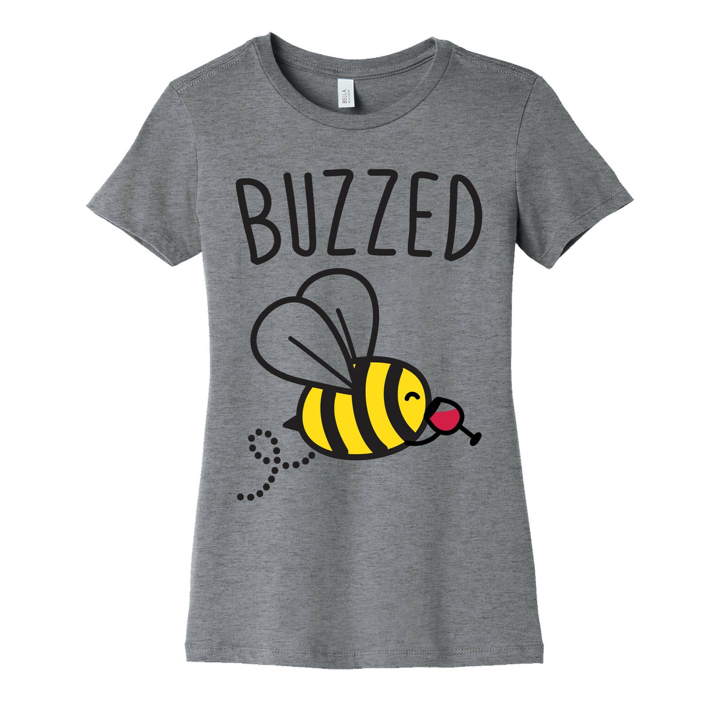 Buzzed Wine Bee Women's Cotton Tee