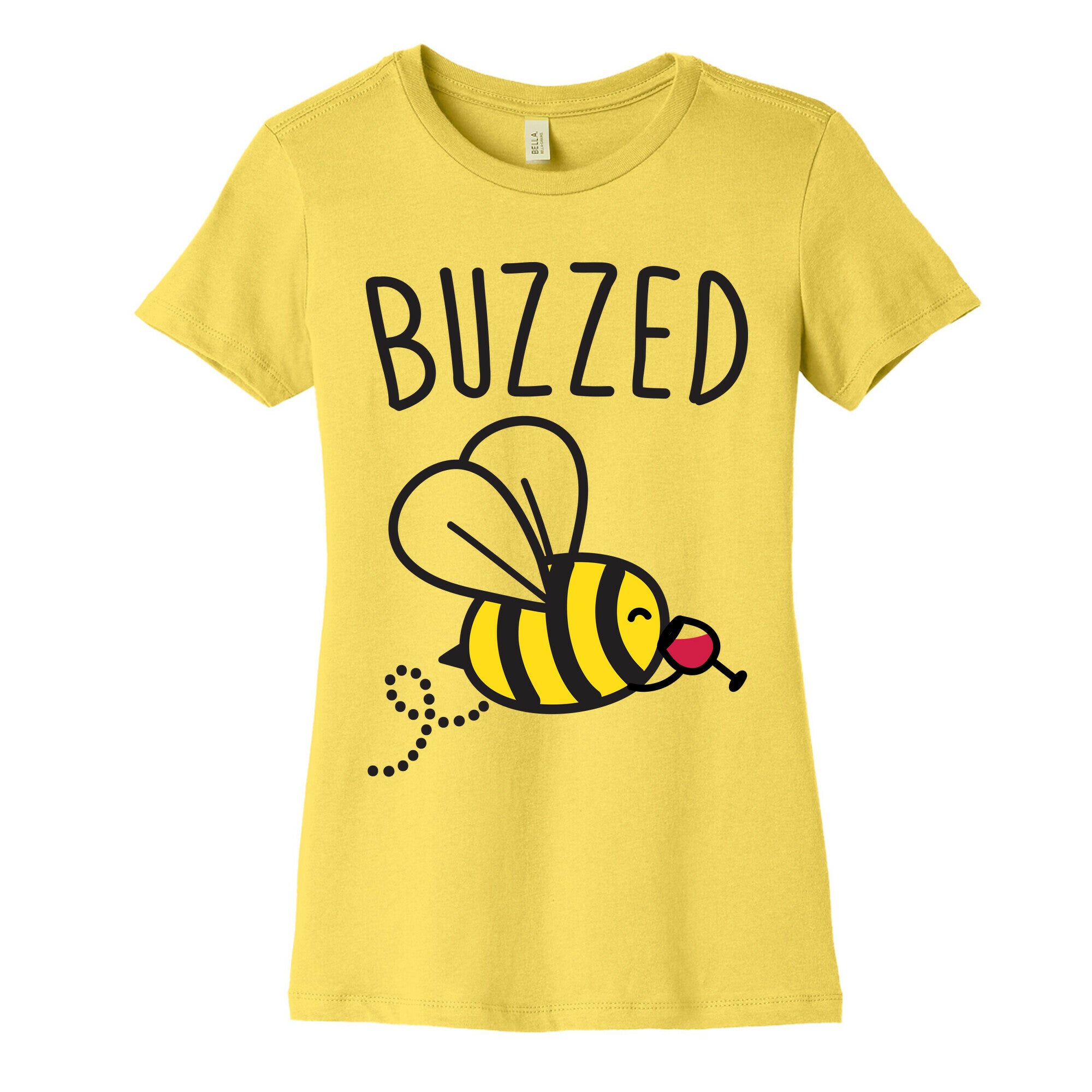 Buzzed Wine Bee Women's Cotton Tee