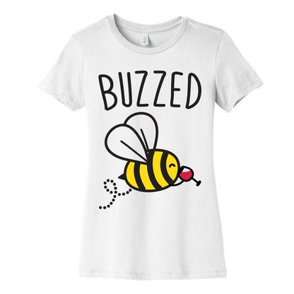 Buzzed Wine Bee Women's Cotton Tee