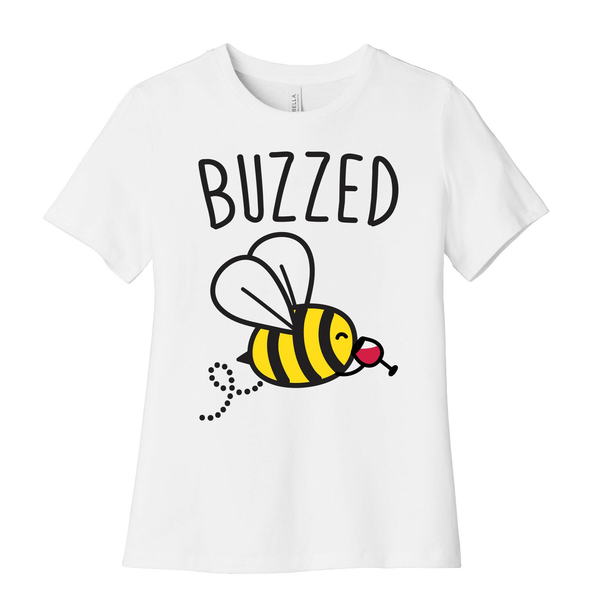 Buzzed Wine Bee Women's Cotton Tee