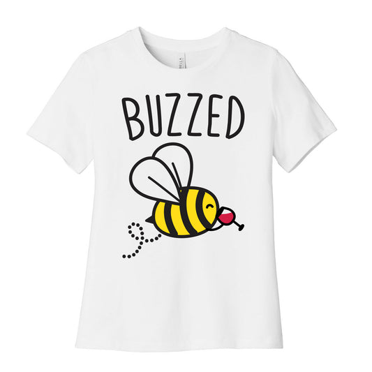 Buzzed Wine Bee Women's Cotton Tee