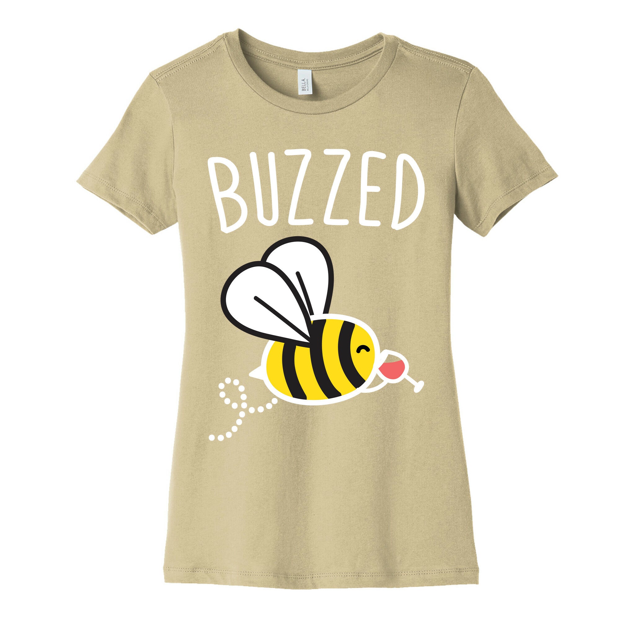 Buzzed Wine Bee Women's Cotton Tee