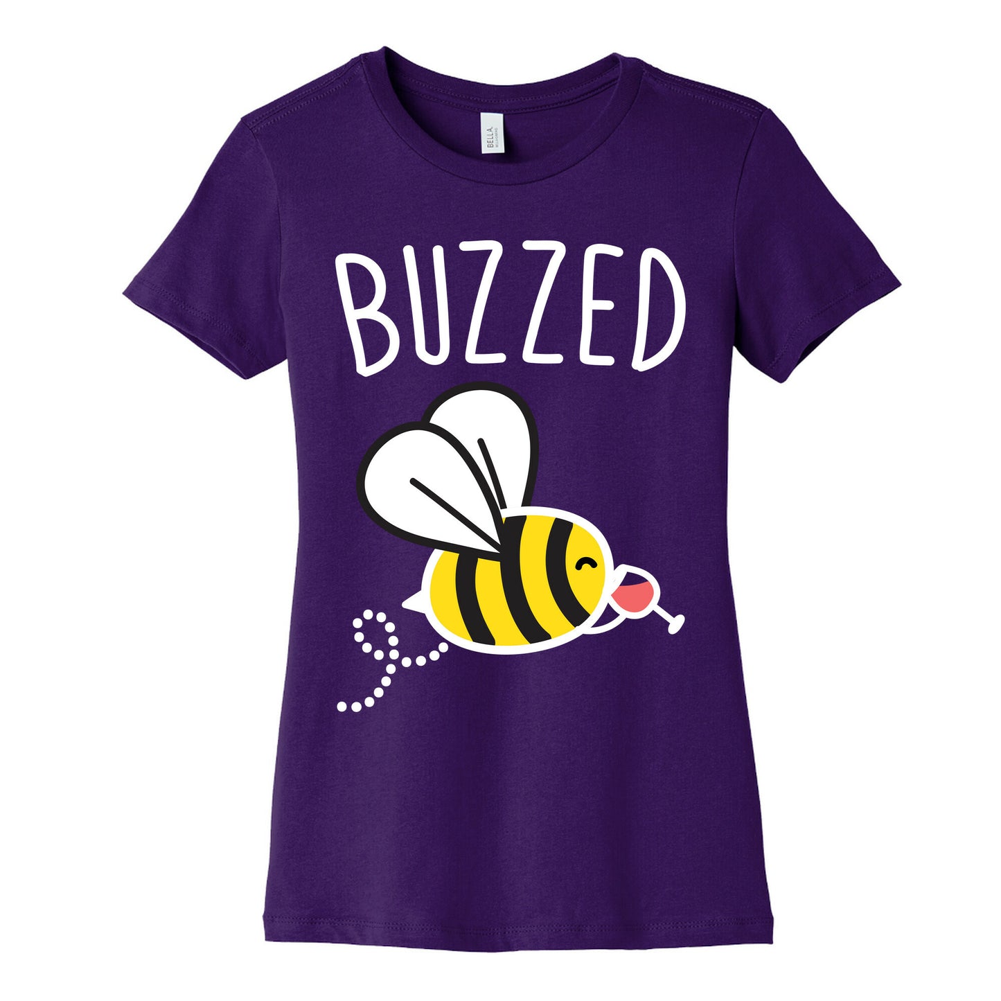 Buzzed Wine Bee Women's Cotton Tee