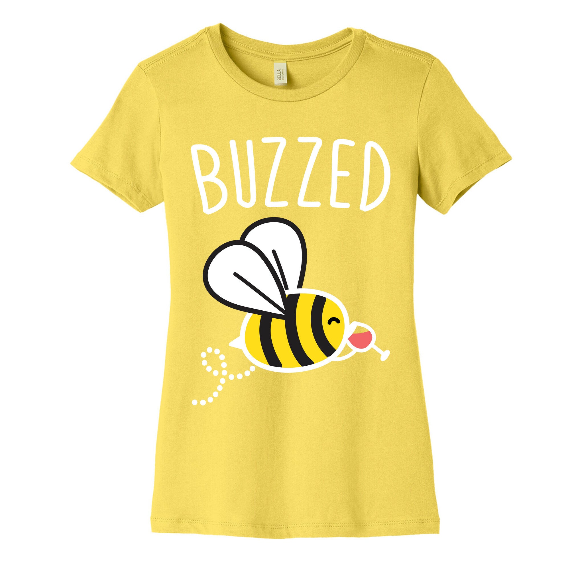 Buzzed Wine Bee Women's Cotton Tee