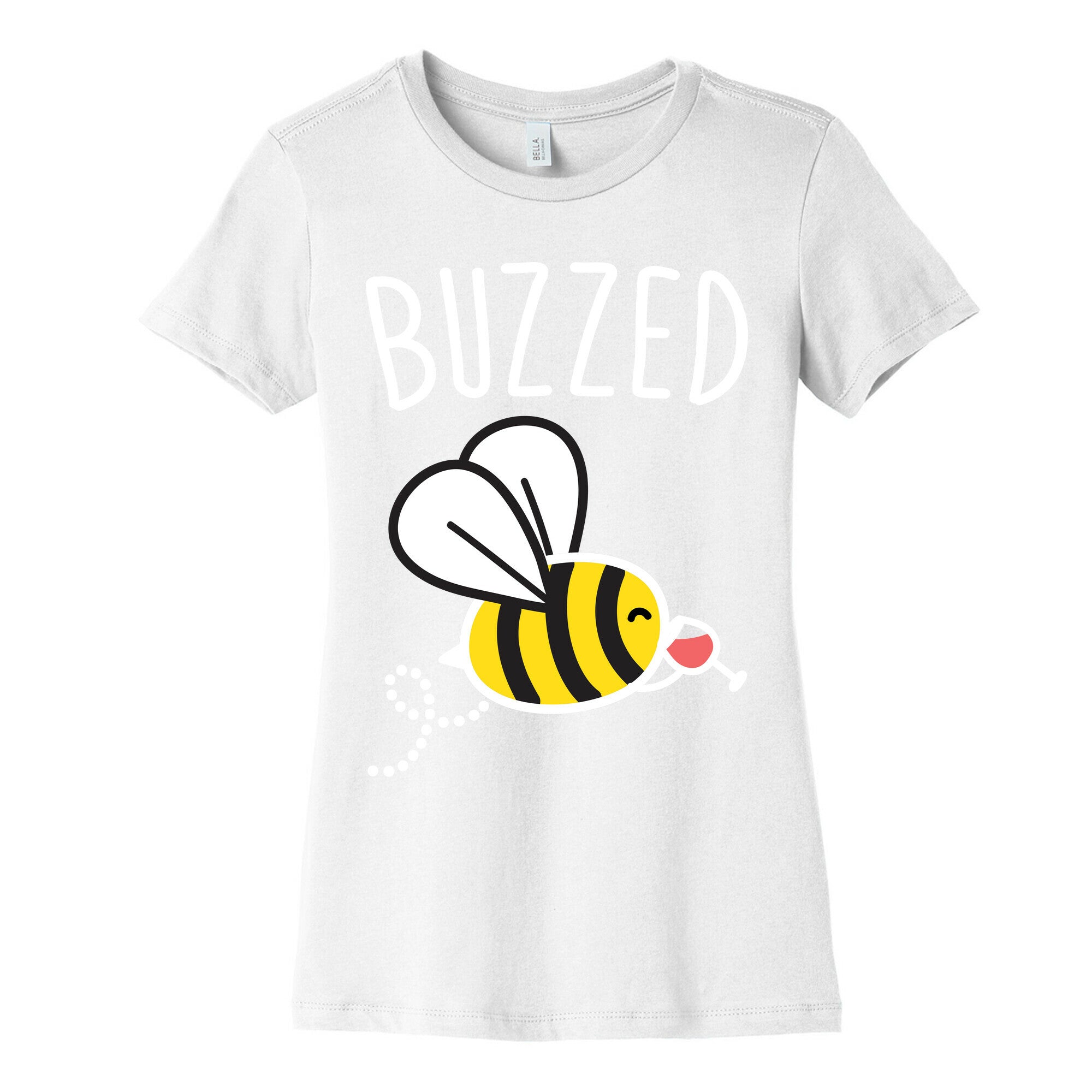 Buzzed Wine Bee Women's Cotton Tee