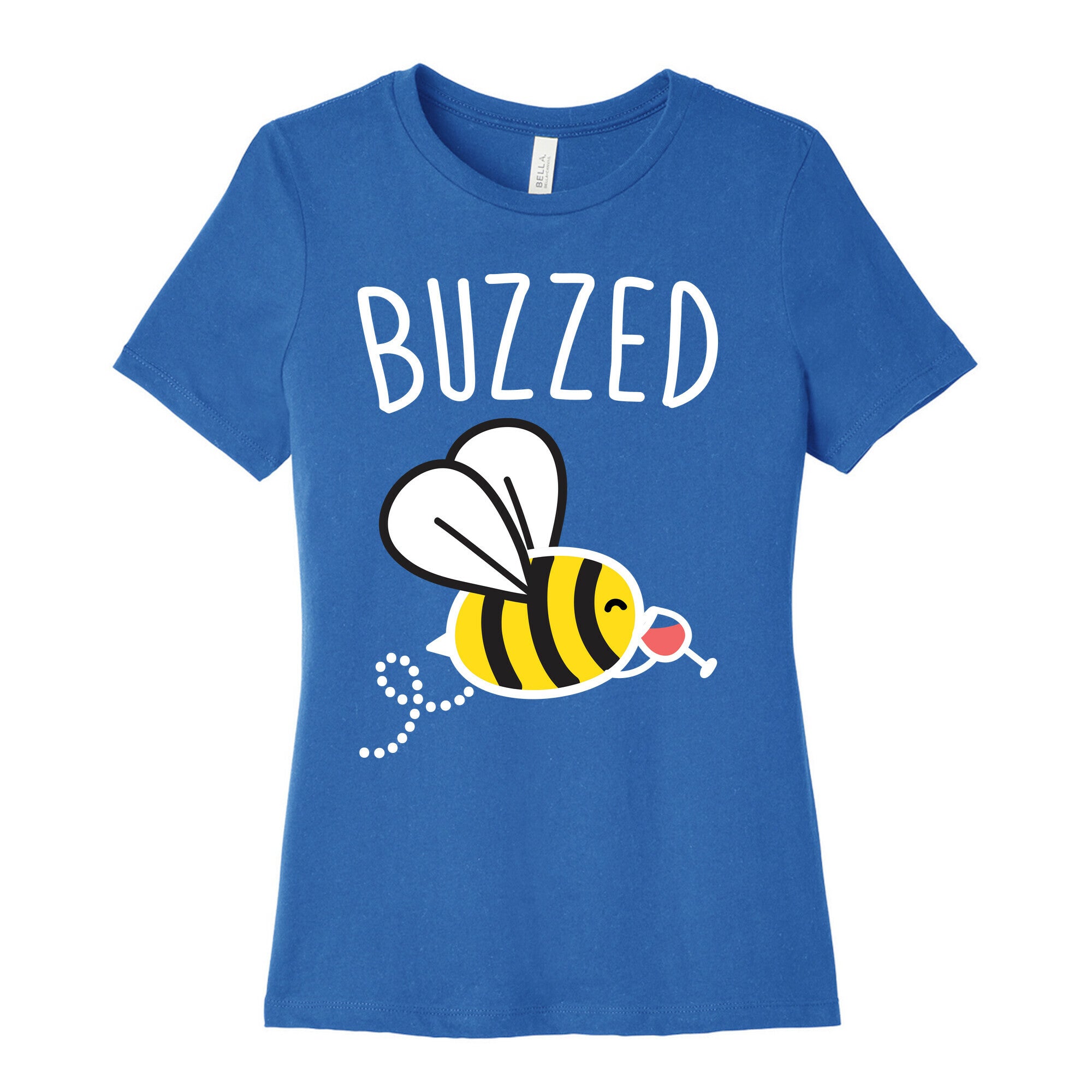 Buzzed Wine Bee Women's Cotton Tee