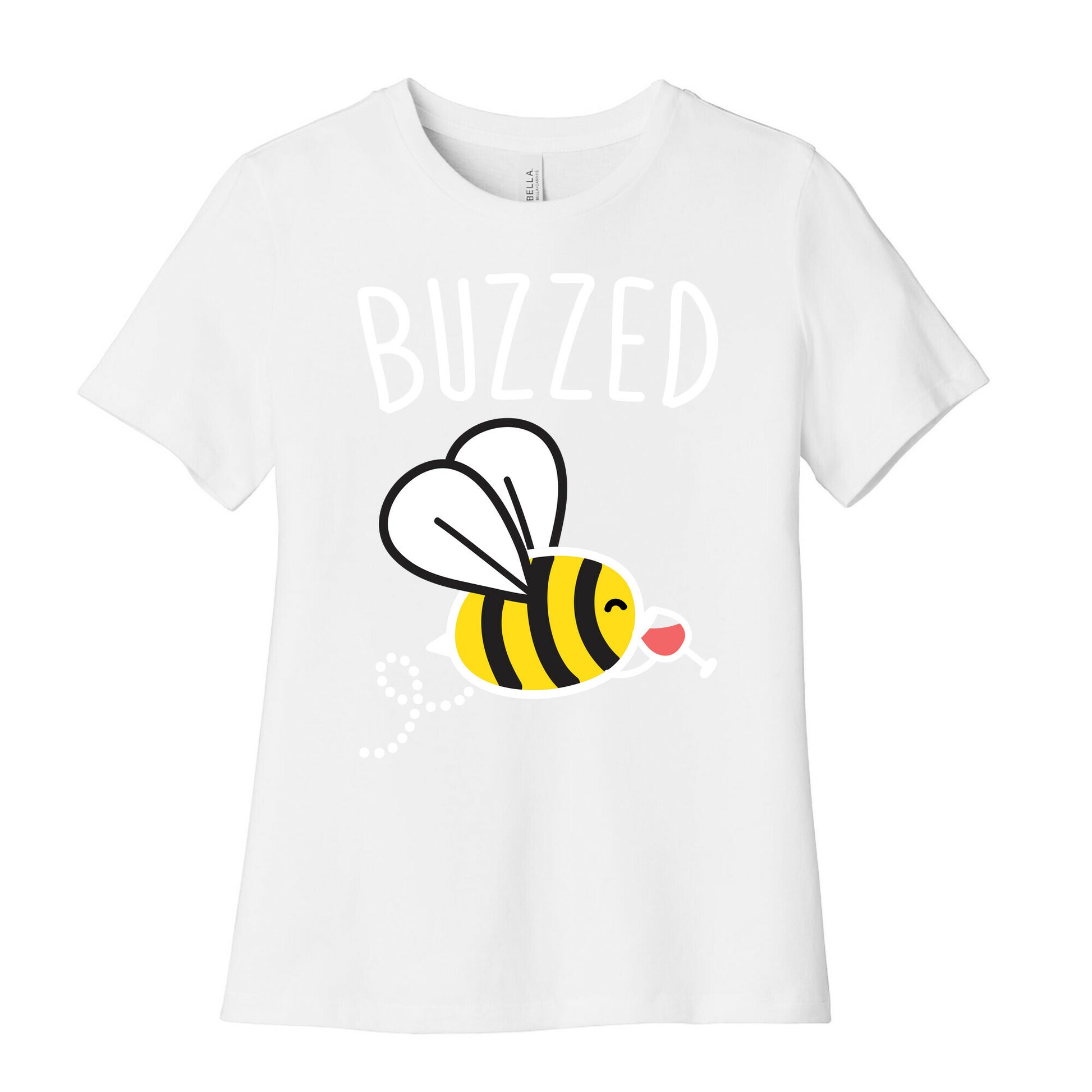 Buzzed Wine Bee Women's Cotton Tee