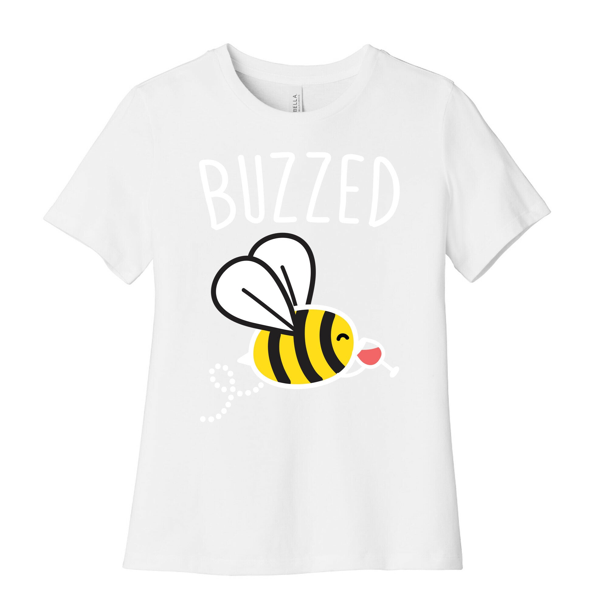 Buzzed Wine Bee Women's Cotton Tee